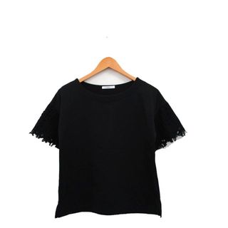 インデックス(INDEX)のインデックス INDEX カットソー Tシャツ 半袖 レース コットン M(カットソー(半袖/袖なし))