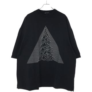 LAD MUSICIAN ラッドミュージシャン 19SS JOY DIVISION Unknown Pleasures SUPER BIG T-SHIRT Tシャツ  ブラック F