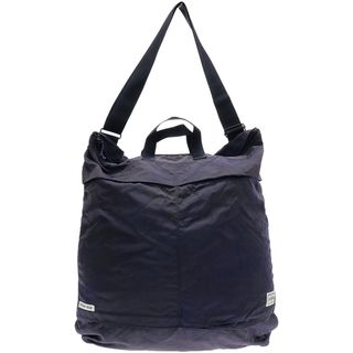 PORTER - PORTER ポーター NEW ORDER MAGAZINE 2WAY HELMETBAG 製品染めナイロンヘルメットバッグ  ネイビー系