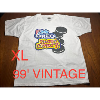 99' VINTAGE OREO Tシャツ　オレオ　ナビスコ　企業　Apple(Tシャツ/カットソー(半袖/袖なし))