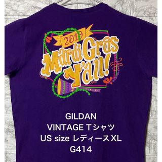 ギルタン(GILDAN)のアメリカ古着 USAビンテージ レディースXLsize GILDAN Tシャツ(Tシャツ/カットソー(半袖/袖なし))