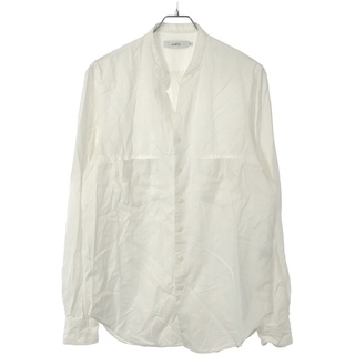 SUBTLE authentic サートル オーセンティック Piping V-Neck Shirt Vネックシャツ  ホワイト 03(シャツ)