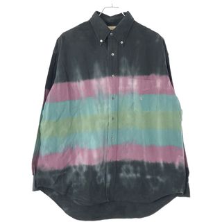 グラフペーパー(Graphpaper)のGraphpaper×FUTUR グラフペーパー×フューチャー 19AW Tie＆Dyed Oxford L/S B.D Box Shirt タイダイオックスフォードシャツ GM194-50701 ネイビー系 2(シャツ)