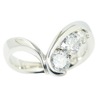 美品 Pt900 プラチナ リング 指輪 ダイヤ 1.10ct 【1-0150997】(リング(指輪))