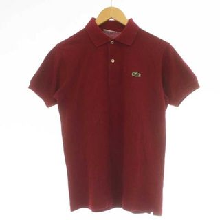 ラコステ(LACOSTE)のラコステ LACOSTE CHEMISE ポロシャツ 半袖 3 S ボルドー(ポロシャツ)