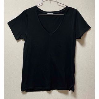 ユニクロ(UNIQLO)のUNIQLO  ユニクロ  半袖 M ブラック 綿100%(Tシャツ(半袖/袖なし))