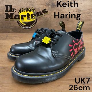 Dr.Martens - Dr.Martens Keith Haring コラボ　レースアップ　ブラック