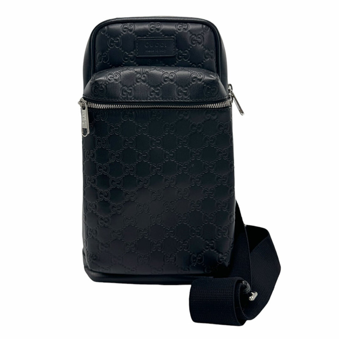 グッチ GUCCI ボディバッグ グッチシマ レザー ブラック メンズ 450970 送料無料【中古】 z1112 | フリマアプリ ラクマ グッチ GUCCI ボディバッグ グッチシマ レザー ブラック メンズ 450970 送料無料【中古】 z1112 | フリマアプリ ラクマ