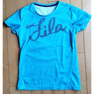 フィラ(FILA)のFILA 半袖Ｔシャツ Mサイズ ターコイズブルー(Tシャツ(半袖/袖なし))