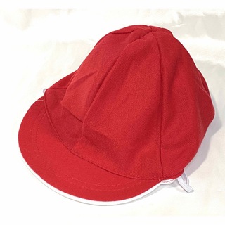 【新品 未使用 送料無料】 赤白帽子 顎のゴム紐付き　小学生 運動会(帽子)