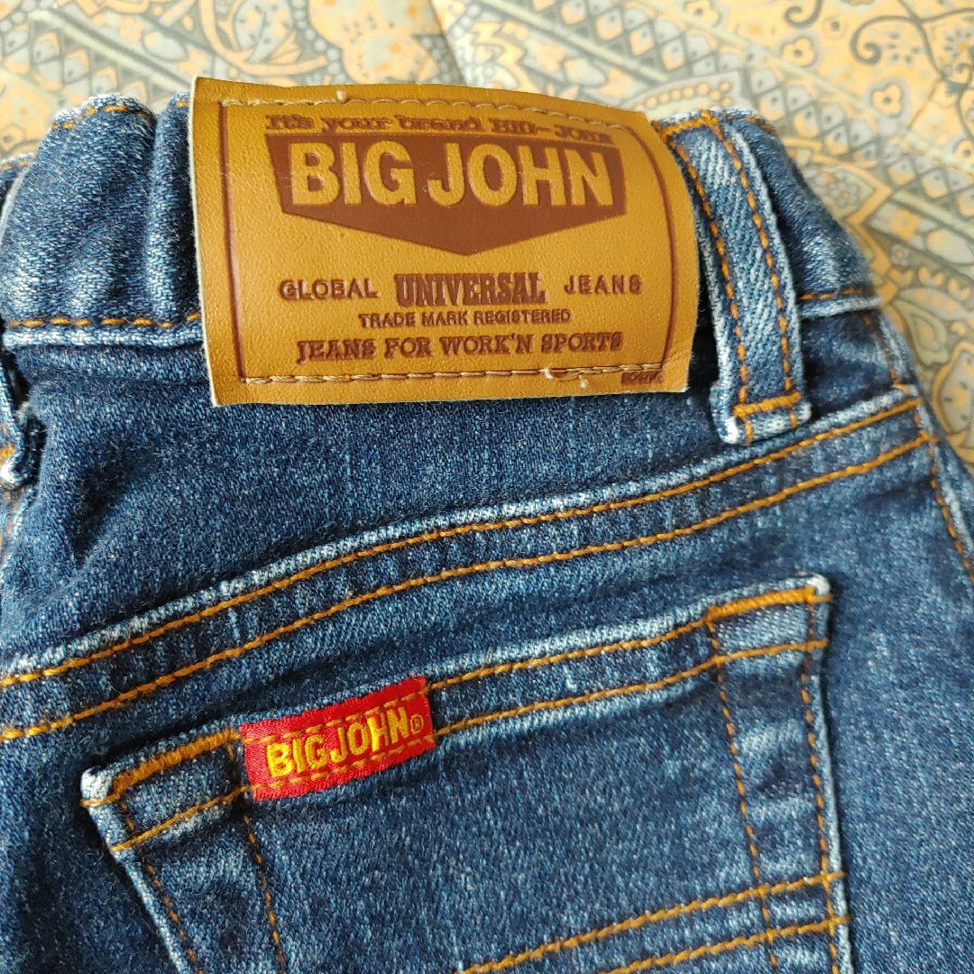BIG JOHN(ビッグジョン)の120ビックジョンジーンズ　BIG JOHNジーパン120 キッズ/ベビー/マタニティのキッズ服男の子用(90cm~)(パンツ/スパッツ)の商品写真