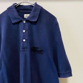 ラコステ(LACOSTE)の一点物　ラコステ(LACOSTE)  デカロゴ  ビッグサイズ　ポロシャツ(ポロシャツ)