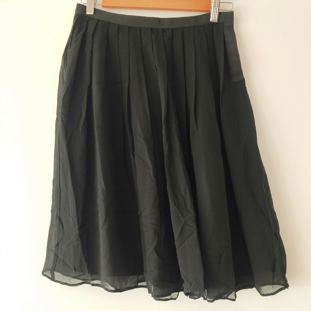 【★美品★】マーガレット・ハウエル MHL スカート サイズ2 黒 ブラック 【★美品★】マーガレット・ハウエル MHL スカート サイズ2 黒 ブラック