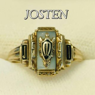 JOSTEN ジャスティン カレッジリング 10K 1960年 ヴィンテージ(リング(指輪))