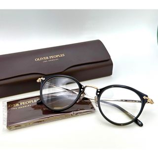 オリバーピープルズ(Oliver Peoples)の希少【新品】Oliver Peoples 505 雅　ブラックゴールド(サングラス/メガネ)