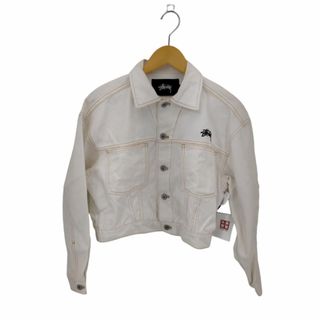 STUSSY - Stussy(ステューシー) ストックロゴ クロップドデニムジャケット アウター