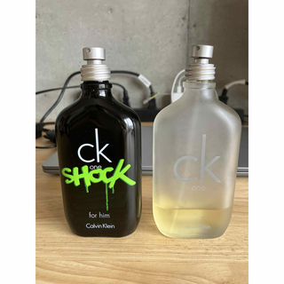 カルバンクライン(Calvin Klein)の【2本セット】CK ONE + CK ONE SHOCK 100ml ck1(香水(男性用))