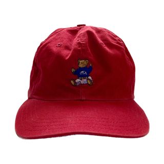 POLO RALPH LAUREN - 90s ポロスポーツ USAベアーロゴ ボールキャップ アメリカ製 ヴィンテージ