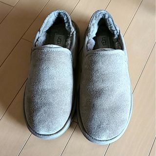 アグ(UGG)のUGGアグ　ムートン　スリッポン　Kenton/ケントン　グレー　27cm(スリッポン/モカシン)