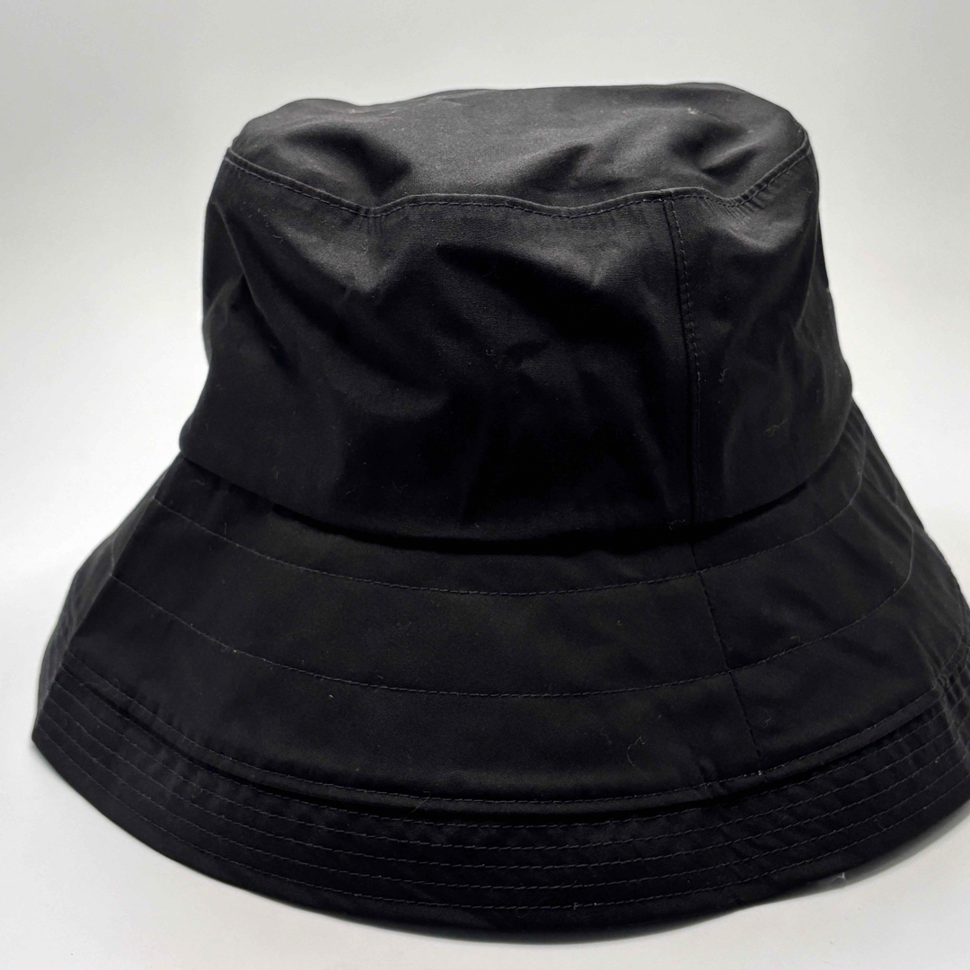 MUJI (無印良品)(ムジルシリョウヒン)の無印良品　 バケットハット　帽子 ブラック　黒 レディースの帽子(ハット)の商品写真