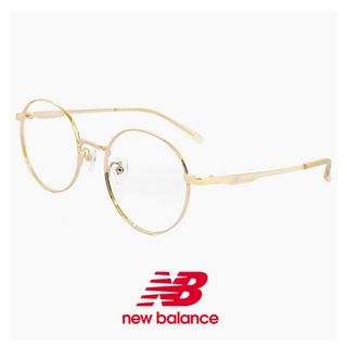 ニューバランス(New Balance)の【新品】 ニューバランス メガネ nb05310x-2 new balance newbalance 眼鏡 ユニセックス メンズ レディース nb05310x ラウンド 型 丸メガネ 丸眼鏡 細身 メタル フレーム(サングラス/メガネ)