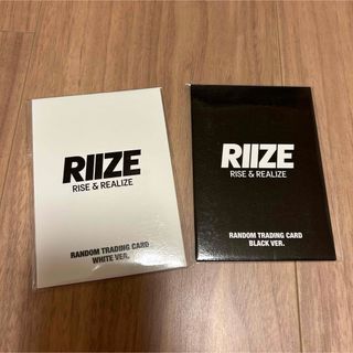 新品未開封⭐️RIIZE POPUP ラントレ トレカ AB ブラック ホワイト(アイドルグッズ)