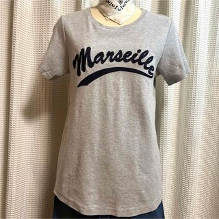 超美品!!★GRANDTABLE グランターブル★刺繍Tシャツ★杢グレー