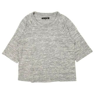 美品 ラグ&ボーン RAG&BONE/JEAN 霜降り柄 ニット カットソー(その他)