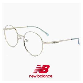 ニューバランス(New Balance)の【新品】 ニューバランス メガネ nb05310x-4 new balance newbalance 眼鏡 ユニセックス メンズ レディース nb05310x シルバー 銀ぶち ラウンド 型 丸メガネ 丸眼鏡 細身 メタル フレーム(サングラス/メガネ)