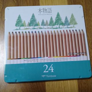 トンボガクセイフク(TOMBOW)のトンボ 木物語 色鉛筆 24色(鉛筆)
