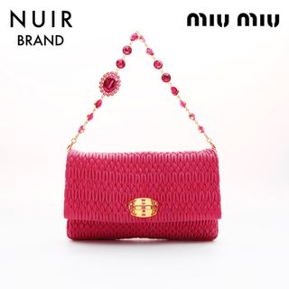 ミュウミュウ(miumiu)のミュウ ミュウ Miu Miu マトラッセ チェーン ショルダーバッグ(ショルダーバッグ)