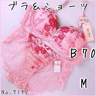 ブラジャーショーツセットＢ70    No.7192(ブラ&ショーツセット)