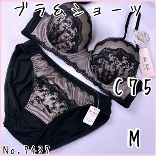 ブラジャーショーツセットC75    No.7437(ブラ&ショーツセット)