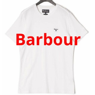 バーブァー(Barbour)の新品★Barbour バブアー 刺繍ロゴ Tシャツ ホワイト 国内正規品(Tシャツ/カットソー(半袖/袖なし))
