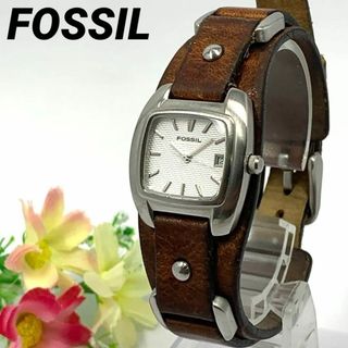 261 FOSSIL レディース 腕時計 クオーツ式 日付 希少 ビンテージ