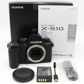 フジフイルム(富士フイルム)の★美品★FUJIFILM X-S10 ボディ ショット数9回(ミラーレス一眼)