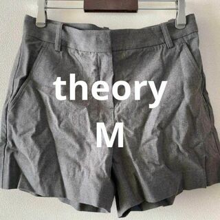 セオリー(theory)のtheory セオリー ショートパンツ ウール サイズ2 (M) グレー(ショートパンツ)