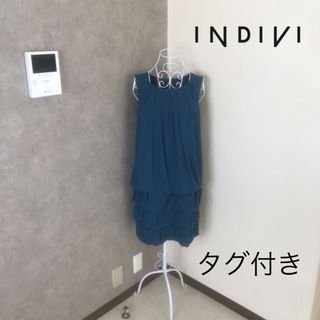 インディヴィ(INDIVI)の新品タグ付き♡インディヴィ　ワンピース(ひざ丈ワンピース)