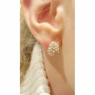 ♪♪ クリスタルクレセント Ｇ(ピアス)(ピアス)