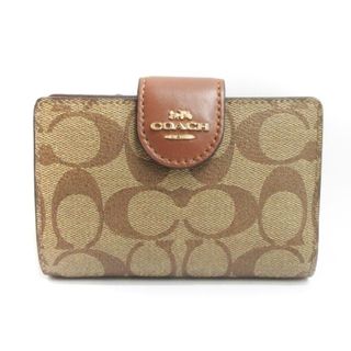 コーチ(COACH)のコーチ ミディアム コーナー ジップ ウォレット シグネチャー ■ECS(財布)