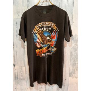 Harley Davidson - ビンテージハーレーダビッドソン3D EMBLEM Tシャツ Hawaii 80s