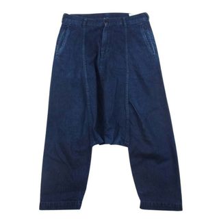 コムデギャルソンオムプリュス(COMME des GARCONS HOMME PLUS)のCOMME des GARCONS HOMME PLUS コムデギャルソンオムプリュス PH-P063 ポケット素材切替 サルエル デニム パンツ インディゴブルー系 XS【中古】(その他)