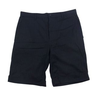 コムデギャルソンオムプリュス(COMME des GARCONS HOMME PLUS)のCOMME des GARCONS HOMME PLUS コムデギャルソンオムプリュス PK-P091 ピンストライプ ウール ショーツ ブラック系 XS【中古】(その他)