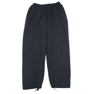 COMOLI コモリ 23AW Y03-05020 W/C/Si パンツ ウール カシミヤ シルク スウェットパンツ チャコール系 1【中古】