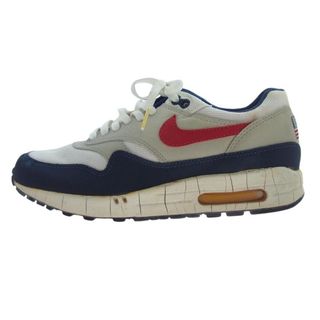 ナイキ(NIKE)のNIKE ナイキ スニーカー 604139-162 観賞用 Air Max 1 Original Mesh Independence Day エアマックス1 オリジナル メッシュ インディペンデンス デイ スニーカー ネイビー系 ホワイト系 27.5cm【中古】(スニーカー)