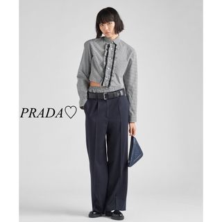 PRADA - PRADA♡ ギンガムチェックシャツ