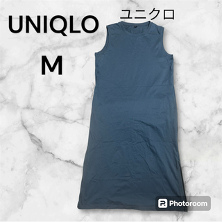 UNIQLO - UNIQLO ユニクロ ワンピース M ノースリーブ