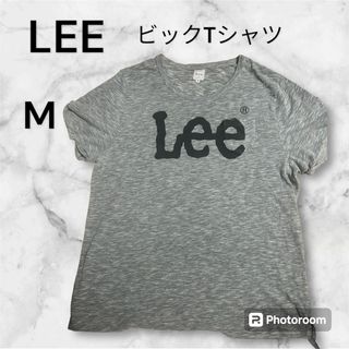 Lee リー グレー Tシャツ ビックTシャツ M オーバーサイズ