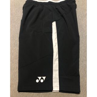 ヨネックス(YONEX)のヨネックス　ハーフパンツ　黒　白　S(ウェア)