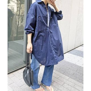 スピックアンドスパン(Spick & Span)のSpick and Span　ボイルロングルーズシャツ(シャツ/ブラウス(長袖/七分))